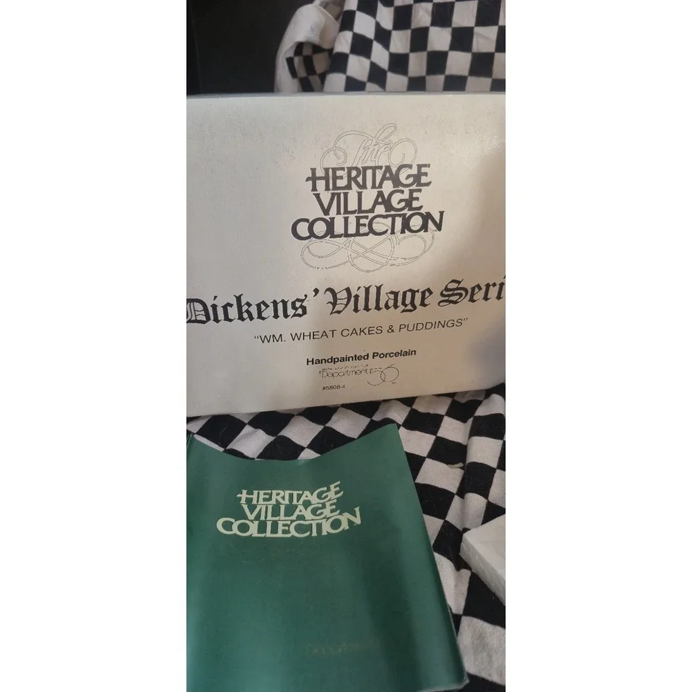 Dept 56‎ Dickens Village Wm Wheat Cakes & Puddings Lighted w/ Box Tested